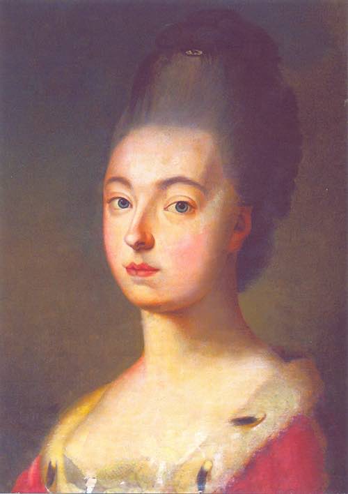 Wilhelmine von Hessen-Darmstadt, Tochter des Pirmasenser Stadtgründers Landgraf Ludwig IX. und seiner Gemahlin Henriette Karoline, heiratetet den späteren Zaren Paul I. (Sammlung: Stadtarchiv Pirmasens)