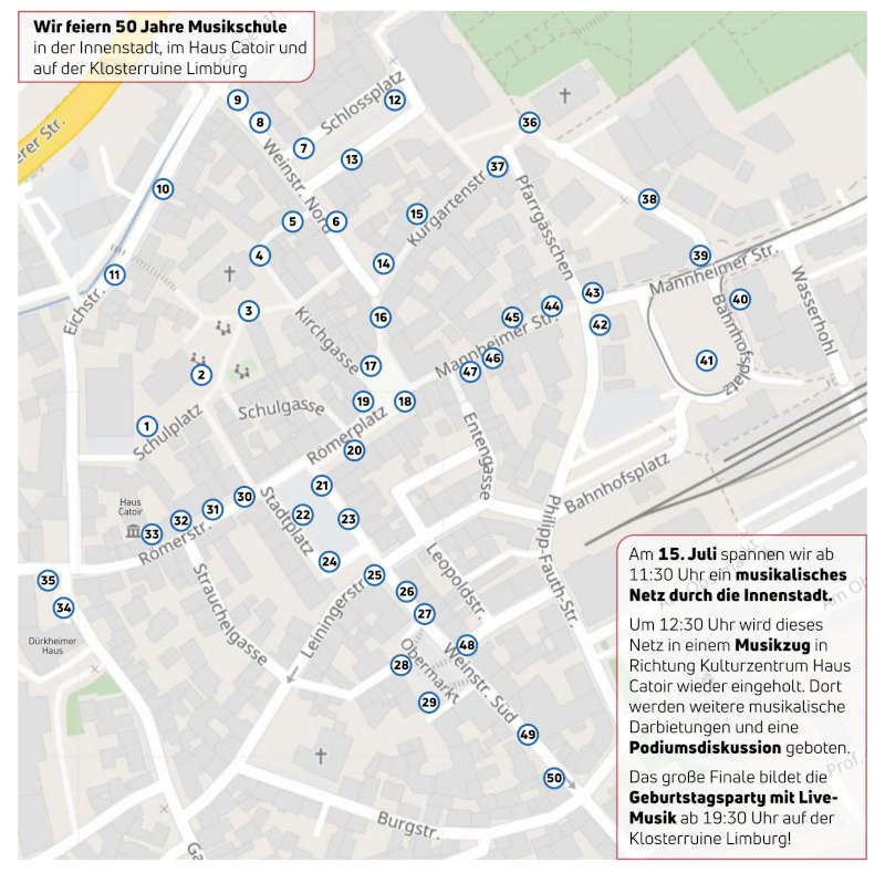 Innenstadtplan (Quelle: Stadtverwaltung Bad Dürkheim)