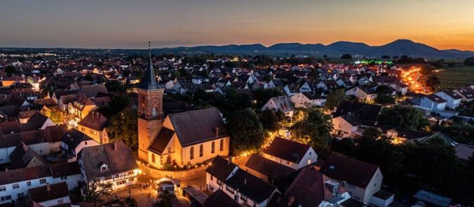 Das Landauer Stadtdorf Nußdorf (Foto: Alexander Martin)