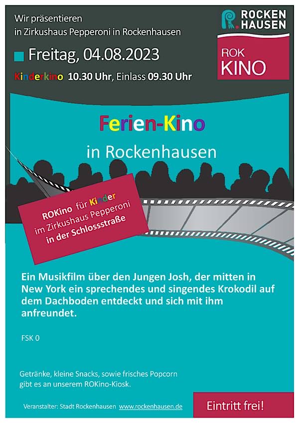 Ferienkino am 04. August 2023 im Zirkushaus in Rockenhausen