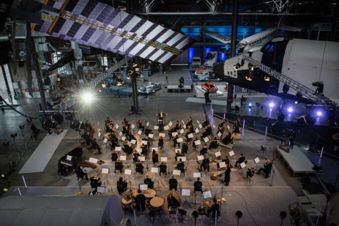 Deutsche Staatsphilharmonie Rheinland-Pfalz im Technik Museum Speyer (Foto: Christian Kleiner)