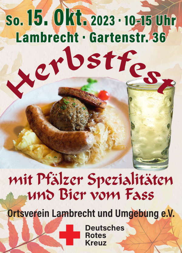 Herbstfest DRK OV Lambrecht