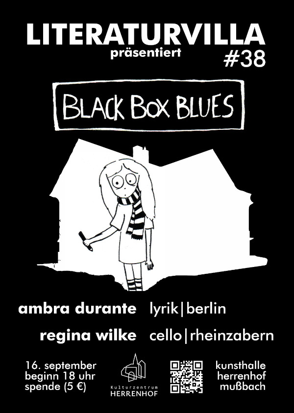 Literaturvilla-Poster #38 Black Box Blues
