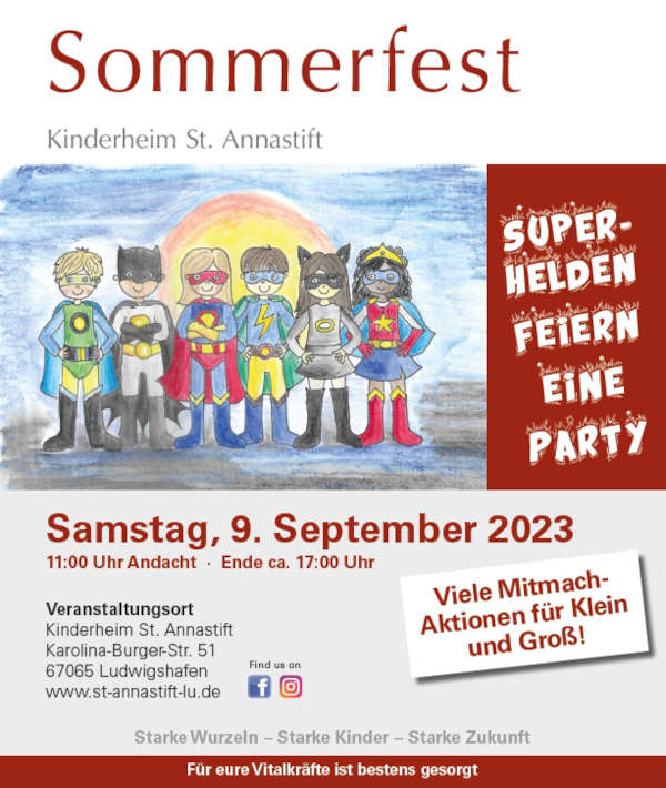 Sommerfest im Kinderheim St. Annastift