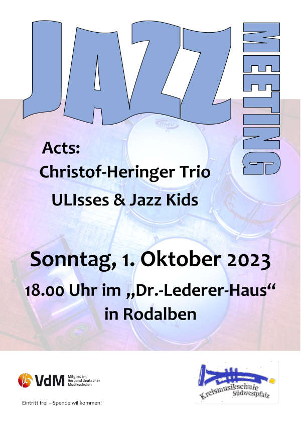 268 2023 - Plakat Jazz Meeting - Herbst Rodalben