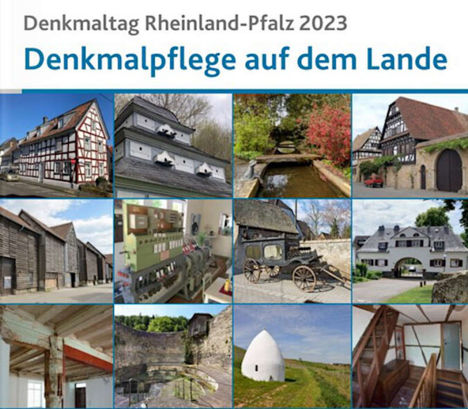 Die digitale Broschüre der Landesdenkmalpflege zum Denkmaltag 2023. (Quelle: GDKE)