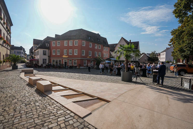 Wasser in die Stadt - Abschluss Bauabschnitt 2 (Foto: Holger Knecht)