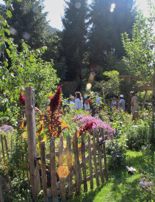 Vorträge, Fachsimpeln, Gartenführungen: Das Projekt „Gärten für die Artenvielfalt – Jardiner pour la biodiversité“ regt mit seinem Wettbewerb und vielen Veranstaltungen zum Austausch und Weiterentwickeln ein (Foto: Biosphärenreservat)