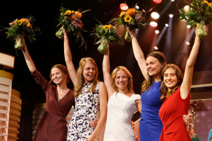 v.l.: Lea Baßler, Sarah Röhl, Eva Brockmann, Jessica Himmelsbach, Katja Föhr (Foto: DWI)