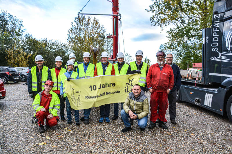 Die freiwilligen Helferinnen und Helfer mit Dieter Heim, Geschäftsführer des Vereins (Foto: KV Germersheim/mda)