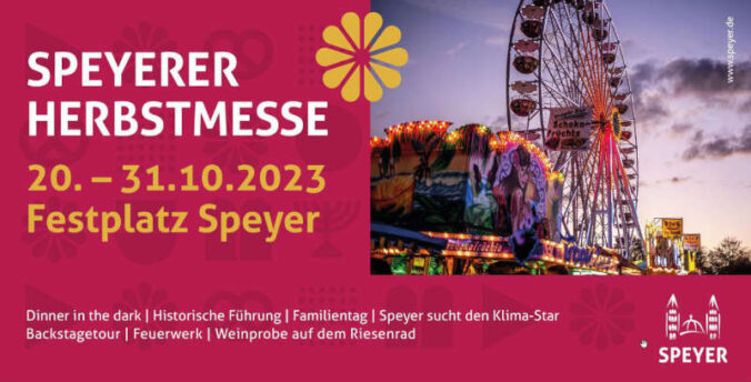 776. Speyerer Herbstmesse vom 20. bis 31. Oktober 2023
