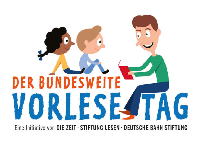 Bundesweiter Vorlesetag Logo (Quelle: Gert Albrecht für DIE ZEIT)
