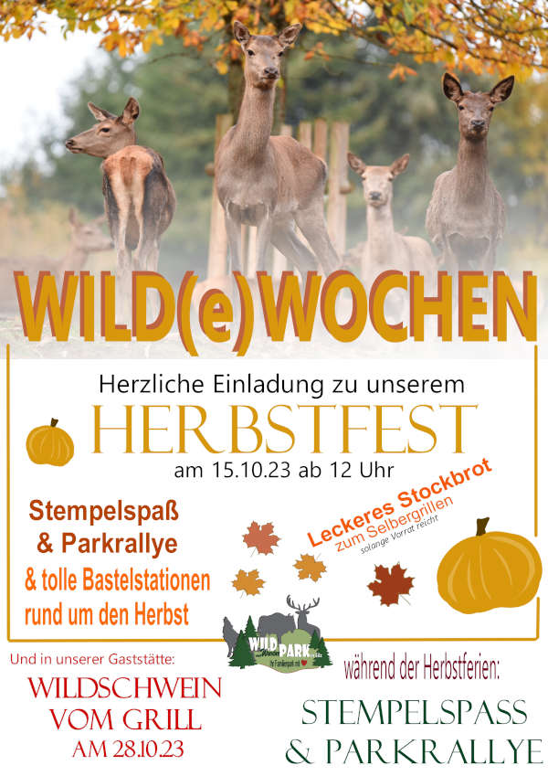 Herbstfest und mehr im Wild- und Wanderpark Südliche Weinstraße