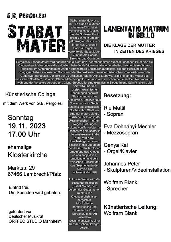 Stabat Mater in Lambrecht