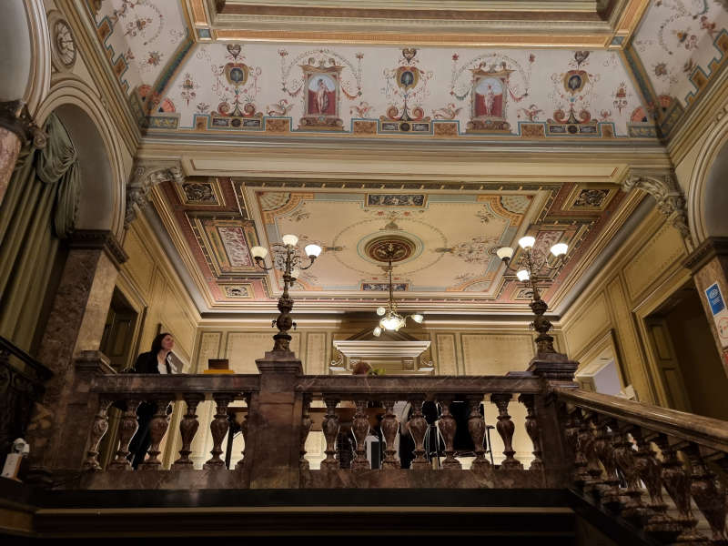 Foyer und Treppenhaus der Villa Böhm (Foto: Frank Armbruster)