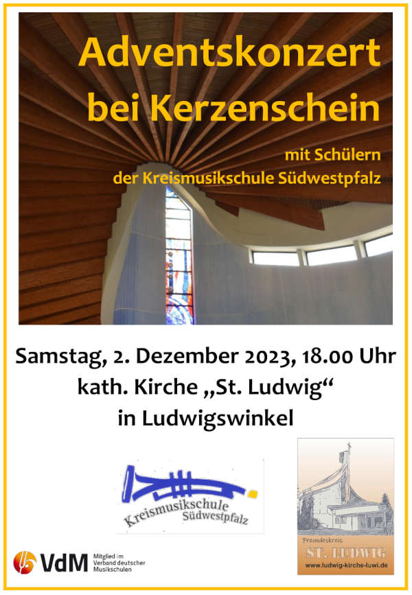 342 Plakat Adventskonzert Ludwigswinkel