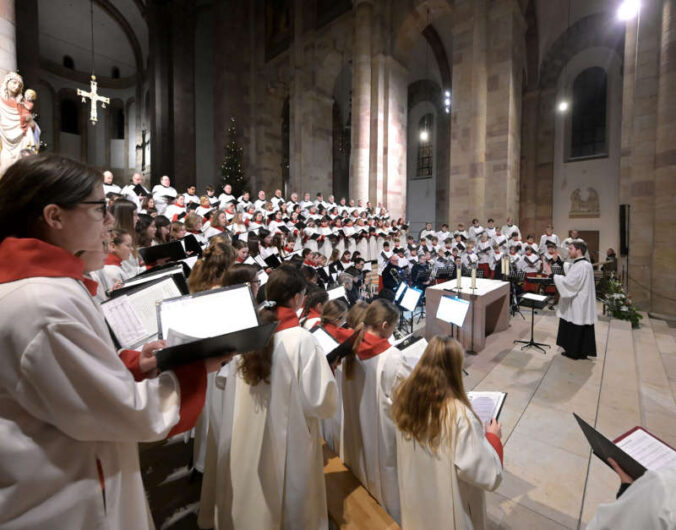 Cantate Domino – Klingender Dom zum Advent, Foto eines Konzerts im Januar 2023 (Foto: Domkapitel Speyer, Foto: Klaus Landry)