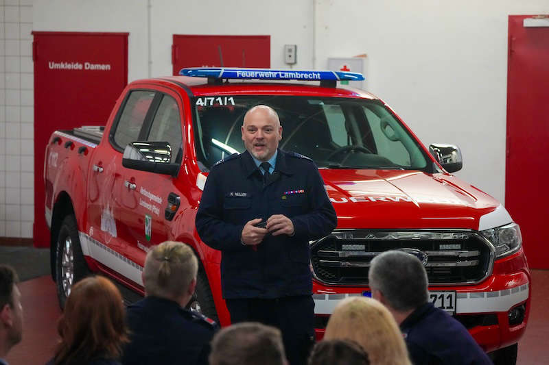 Markus Müller, Wehrführer Feuerwehreinheit Lambrecht