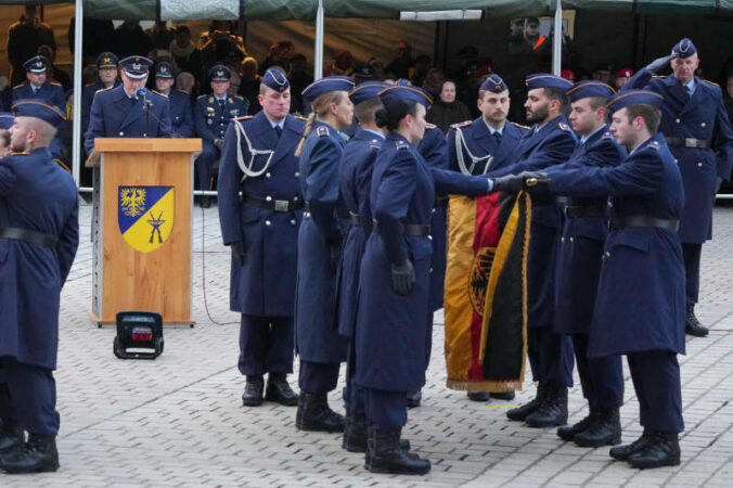 Gelöbnis Luftwaffenausbildungbataillon - Bundeswehr Germersheim (Foto 2022: Holger Knecht)