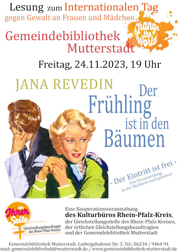 Lesung am 24. November in Mutterstadt