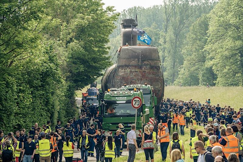 Was im Mai 2023 begann will der Museumsverein im Sommer 2024 zu Ende bringen: U17 soll ins Technik Museum Sinsheim weitertransportiert werden. (Quelle TMSNSHSP)