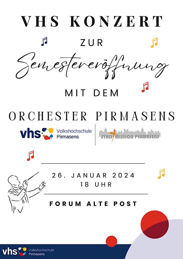 Orchester Pirmasens eröffnet VHS-Semester mit Konzertabend (Quelle: Stadt Pirmasens)