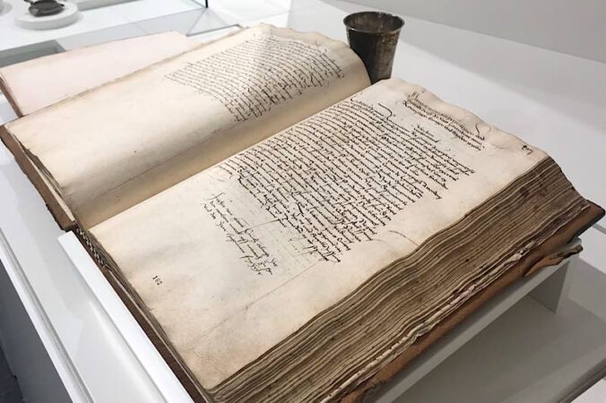 Die historische Abschrift der Landauer „Geburtsurkunde“ als Stadt befindet sich im Museum für Stadtgeschichte. (Quelle: Stadtarchiv Landau)