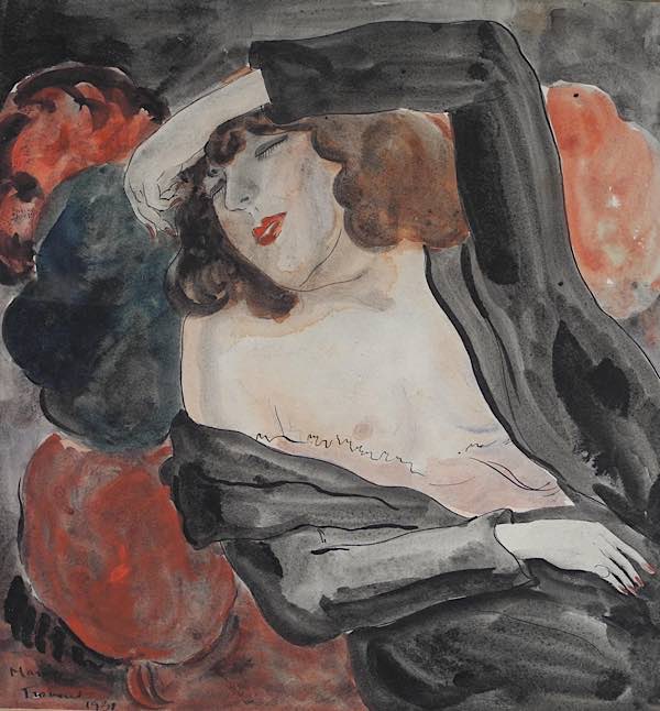 Marie Troment - Aquarell, 1931 (Foto: Bentz)