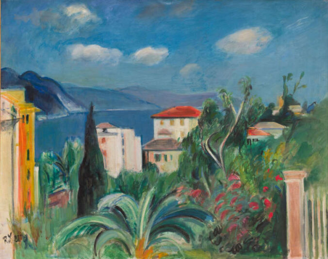 Aus Privatbesitz: Rudolf Levys „Blick auf die Bucht von Rapallo“ von 1933, Öl auf Leinwand (Foto: Electa Archiv / Serge Alain Domingie, Florenz)