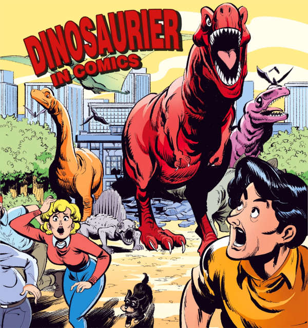 Dinosaurier in Comics (Quelle: Jan Fischer)