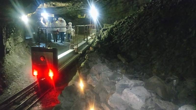 Im Besichtigungs-Kalkbergwerk am Königsberg in Wolfstein (Foto: VG Lauterecken-Wolfstein)