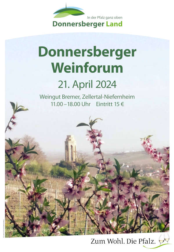 Plakat Donnersberger Weinforum 2024
