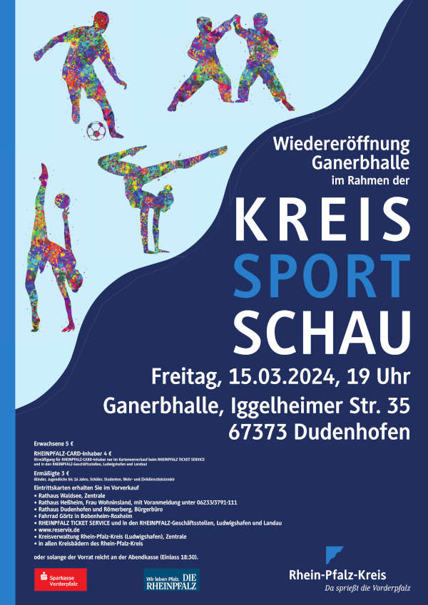 Kreissportschau 2024 Rhein-Pfalz-Kreis am 15. März 2024 in Dudenhofen