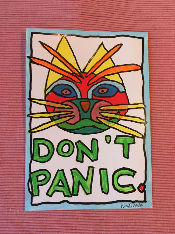 Don't panic (Foto: Helmut van der Buchholz)