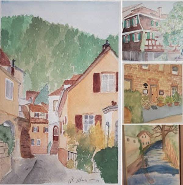 Aquarell-Ausstellung