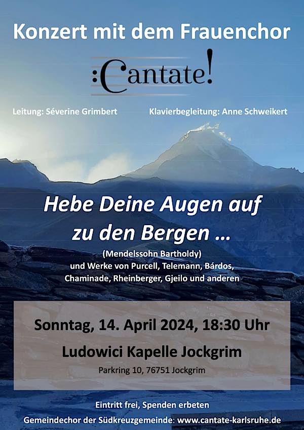 Konzert des Frauenchors Cantate