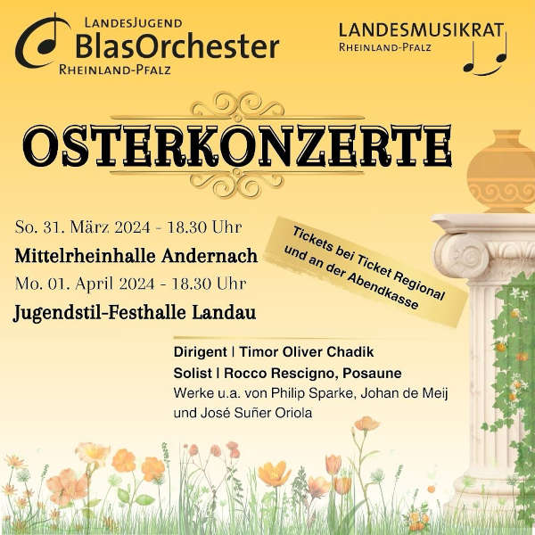 Osterkonzert LandesJugendBlasOrchester Rheinland-Pfalz