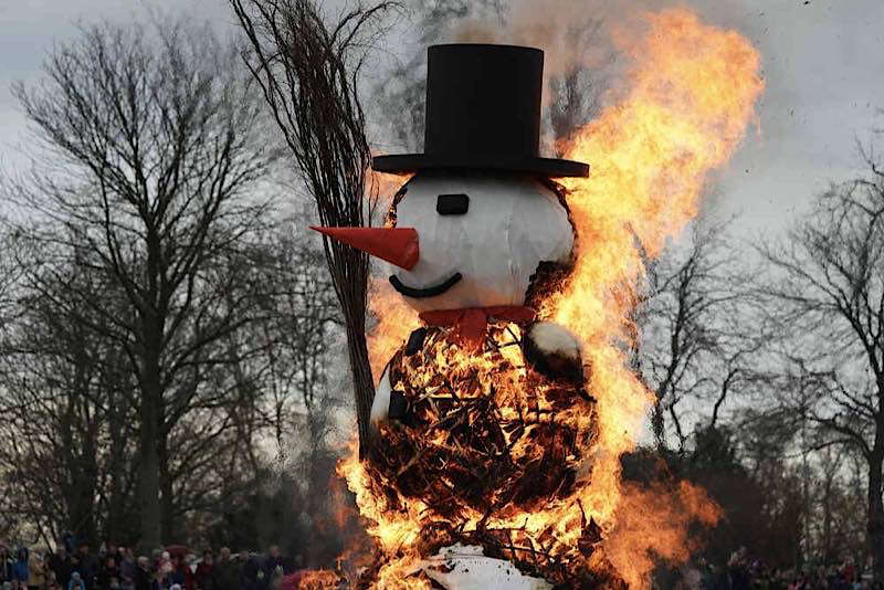 Winterverbrennung in Speyer (Foto: Holger Knecht)