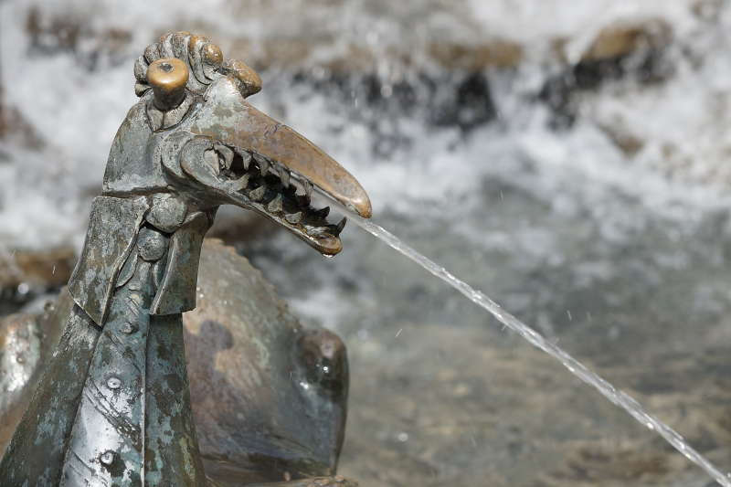 Elwetritsche-Brunnen in Neustadt an der Weinstraße (Foto: Holger Knecht)