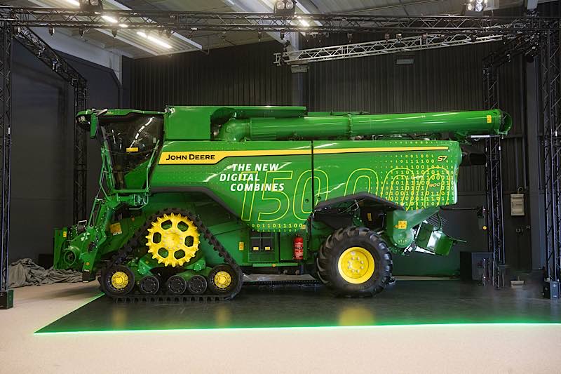 Der Jubiläumsdrescher (Foto: John Deere)