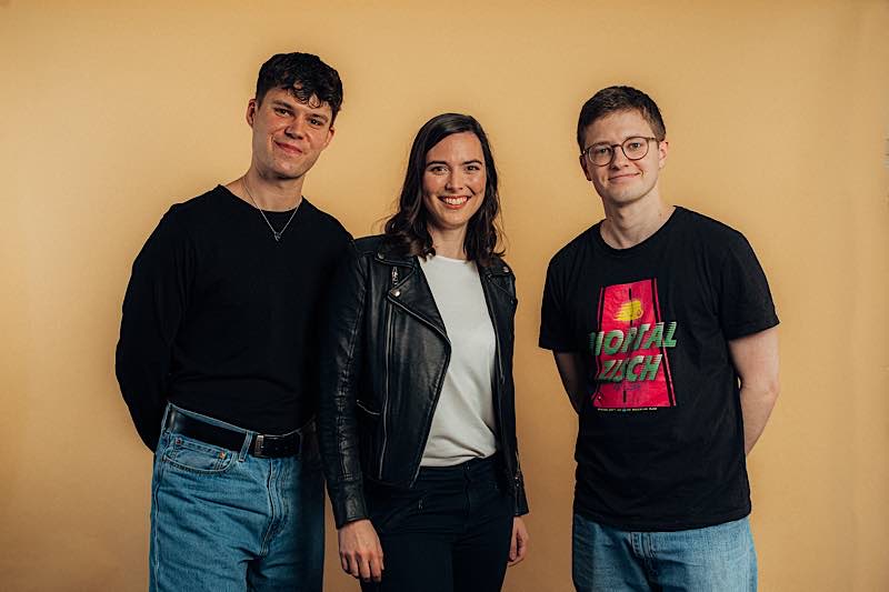 Die Newcomer Ivan Thieme, Sara Karas und Christoph Fritz. © SWR3/Adrian Walter