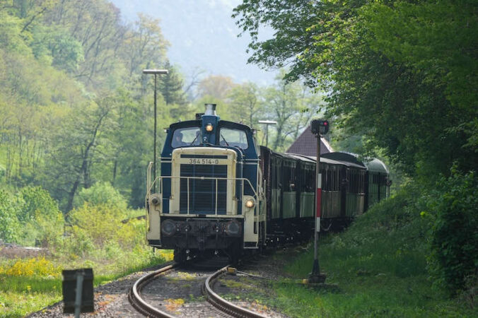 Das Kuckucksbähnel bei der Fahrsaison-Eröffnungsfahrt 2024 (Foto: Holger Knecht)