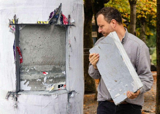 Werbegrabung (Foto: Pascale Felber)