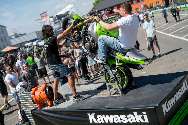 Am Wochenende drauf feiern Fans die Kawasaki Days. (Quelle: TMSNHSP)