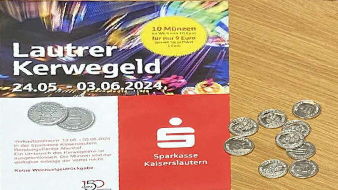 Lautrer Kerwegeld (Foto: Sparkasse Kaiserslautern)