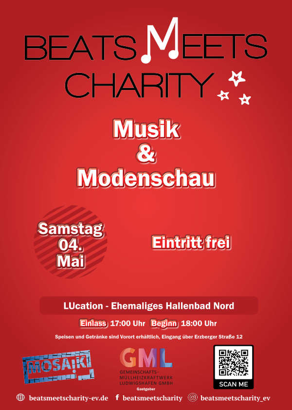 Beats meets Charity am 04. Mai 2024 in Ludwigshafen