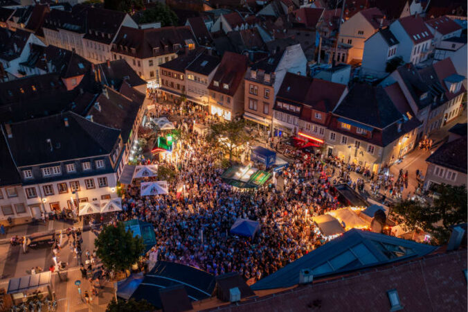 Partymeile beim Landauer Sommer (Foto: Joshua Mack / Pfalz Touristik e.V.)