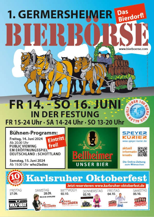 Plakat Bierbörse