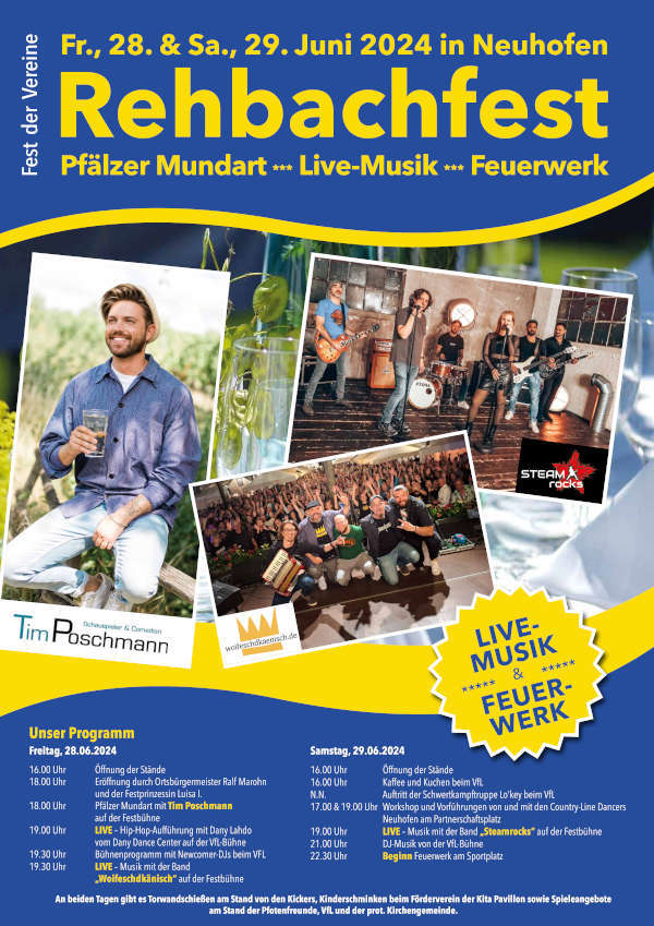 Rehbachfest in Neuhofen