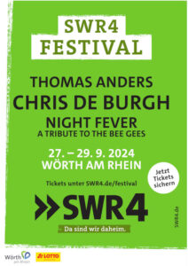 SWR4 Festival vom 27. bis 29. September 2024 in Wörth am Rhein ...